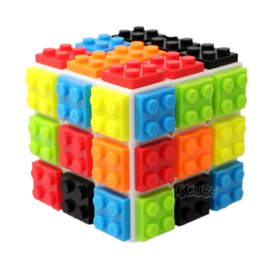 Fanxin Fun Detachable Building Blocks Cubes 3x3x3 Professional Educational Speed 3x3 Puzzle Game Cubo Magico Toys Gifts