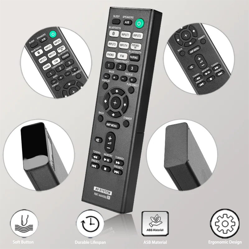 

RMT-AA400U For Sony Remote Control Compatible With Sony AV Home Theater STR-DH190 STR-DH590 STR-DH790 STRDH190 STRDH590 STRDH790