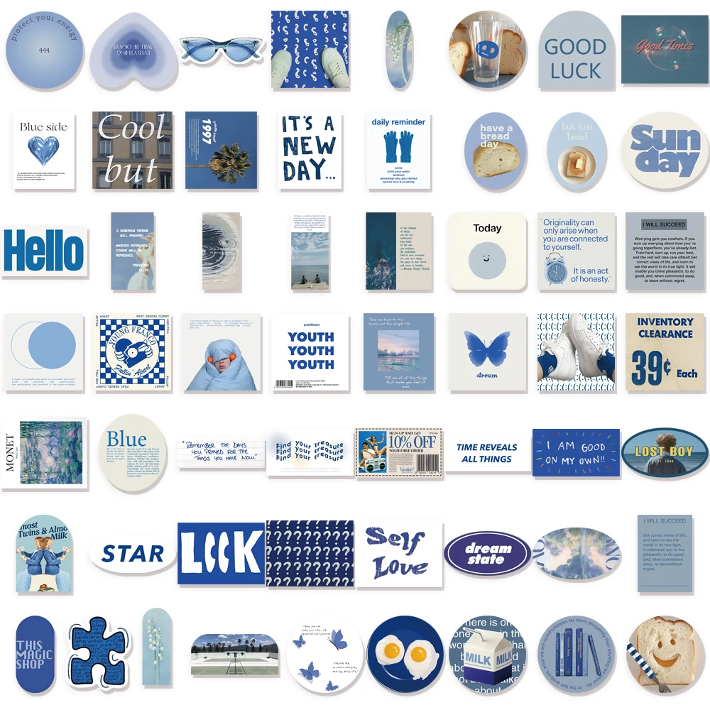 57PCS Landscape Blue Healing C - Boox Tablet Accessories recension och pris