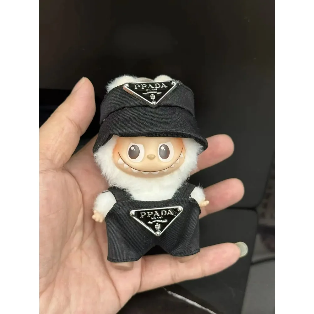 ชุดเสื้อผ้าหรูหราใหม่สำหรับมินิลาบูบู V4 ชุดเอี๊ยมน่ารัก หมวกเก๋ไก๋ เข็มกลัดตุ๊กตาเดอะมอนสเตอร์ส ชุดลาบูบู อุปกรณ์เสริม