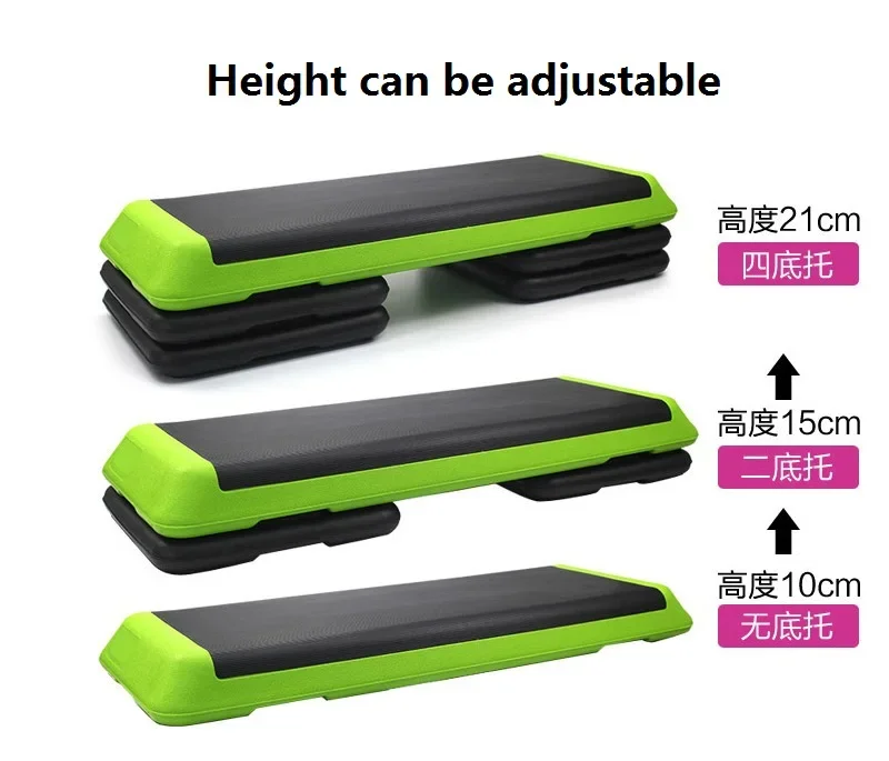 Hot Selling Adjustable Aerobic Stepper Fitness Board Exercise Stepper Yoga Platform Gym Equipment Bench Platform Jumping Pedal