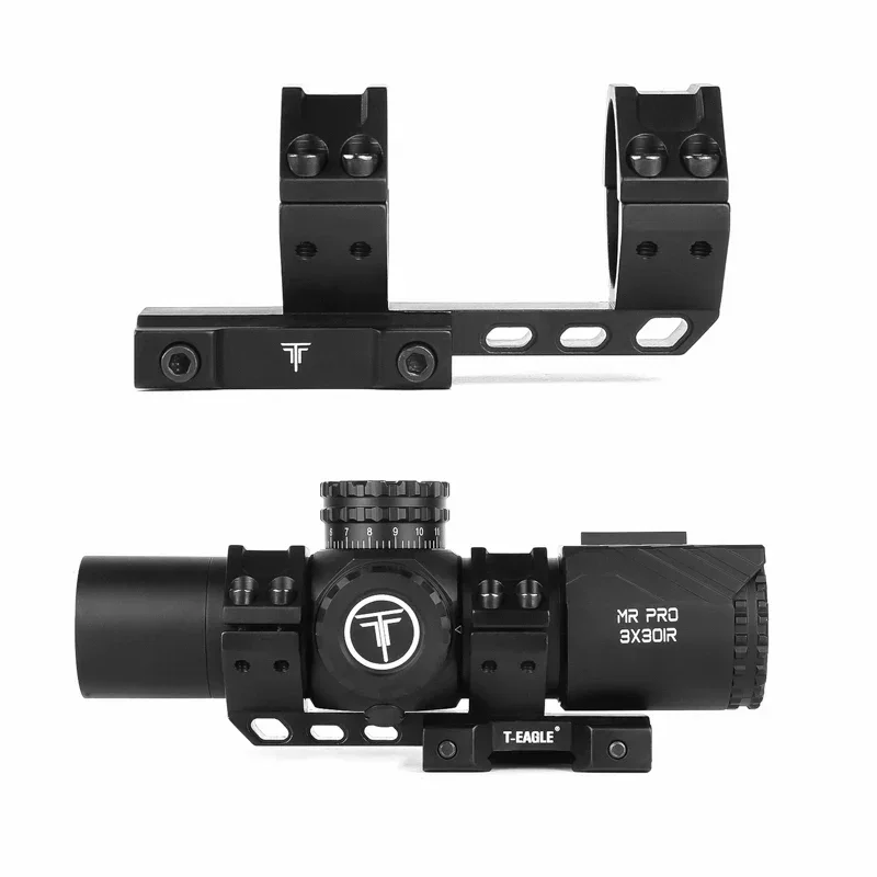 T-Eagle Optical Airsoft Gun Weapons Lunettes MR Pro 3x30IR 34mm Tube Rifle Scope For Hunting Pistol Sight Airgun Riflescope