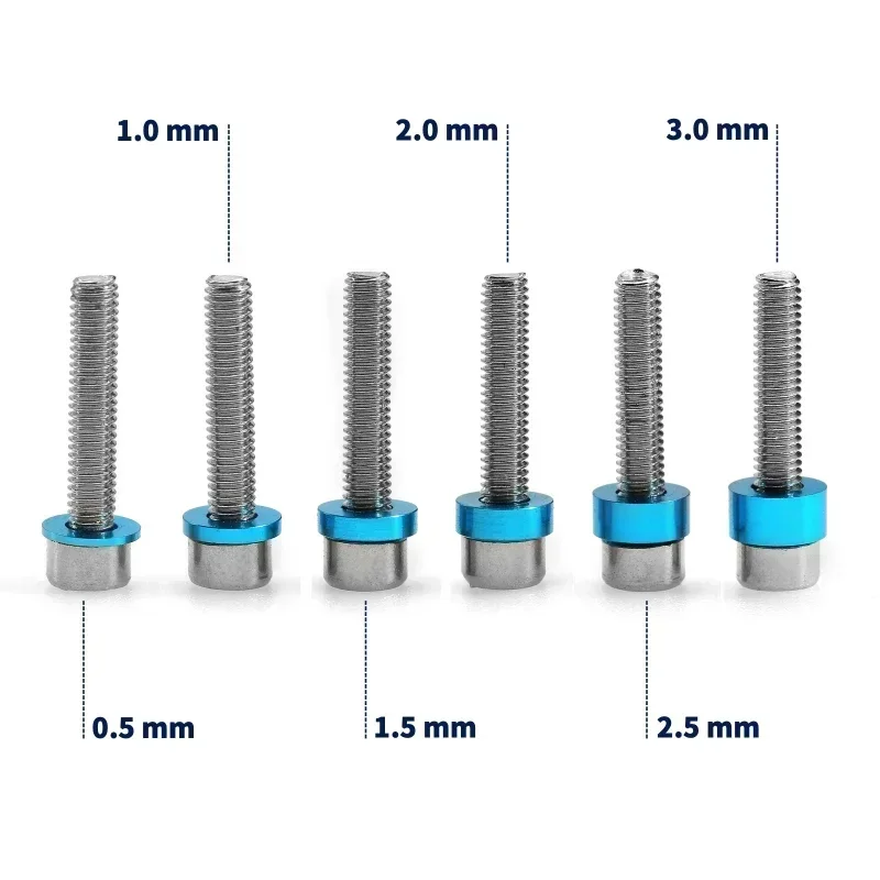 24 pçs conjunto espaçador de parafuso m3 3mm parafusos junta plana arruela espaçador para carro rc tamiya 53539 tt02 tt01 xv01 xv02 hsp wltoys hpi yokomo