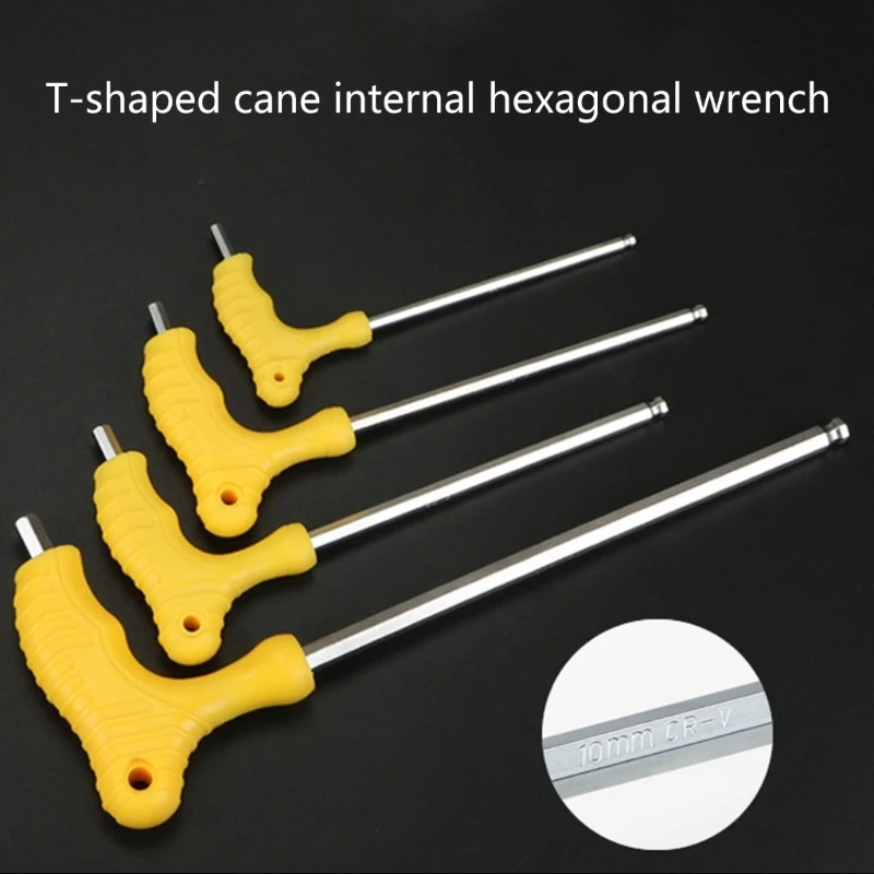 High Strength Handle Key T Shaped Wrench Versatile Easy to Use Tool for Mechanical Repairs & Automotive Drop Shipping