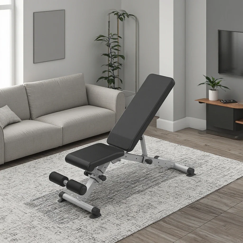SPlan Multi-Function Home Fitness Trainer Accessories Custom Logo Reclining Leather Weight Lifting Bench Home Exercise