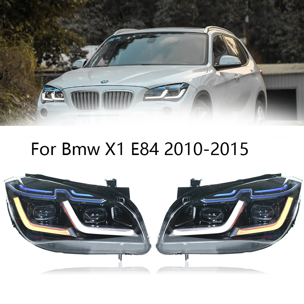 Car Lights for BMW X1 E84 LED Headlight 2010-2015 Head Lamp Drl Projector Lens Automotive Accessories