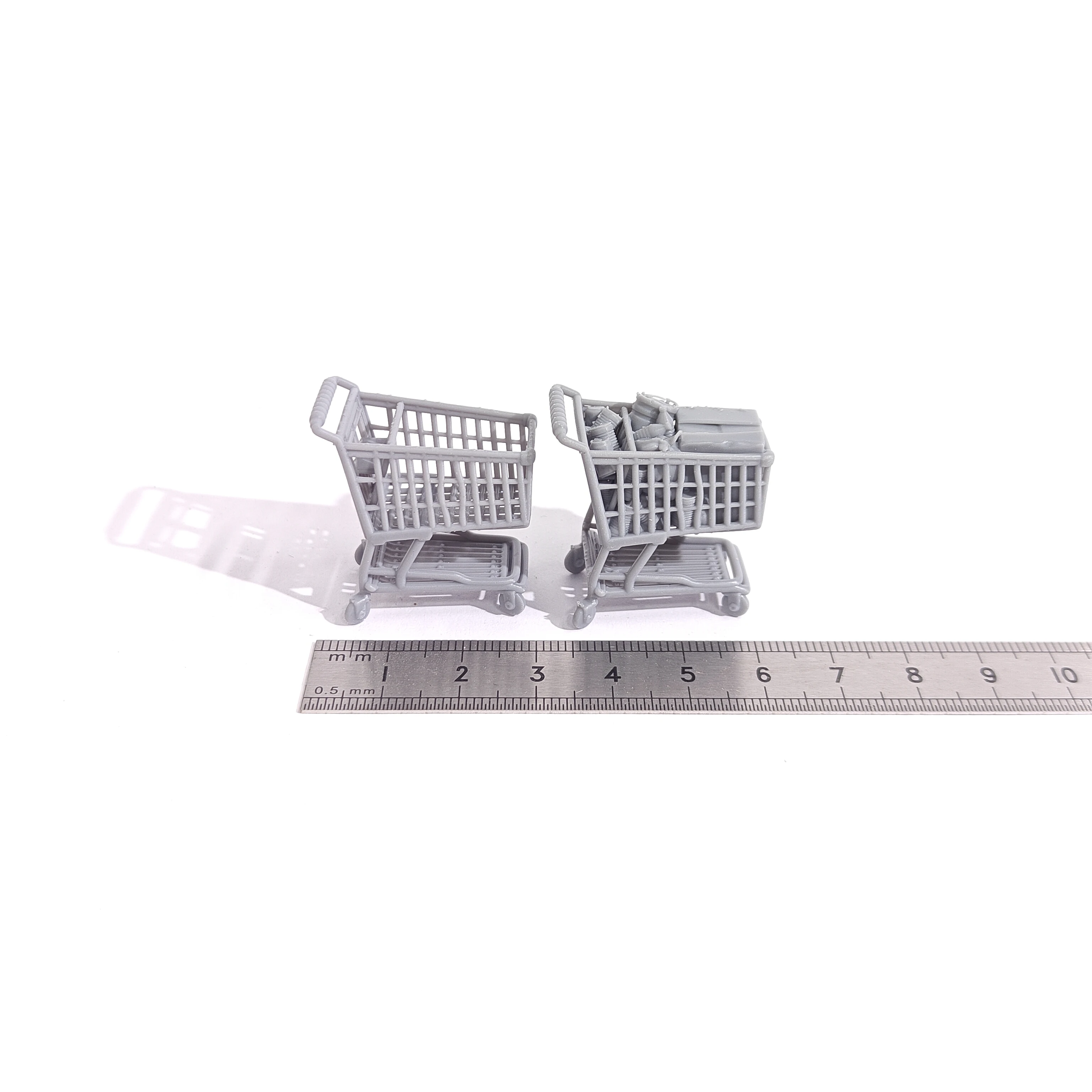 1/35 Figure Resin Kits trolley 2Pcs Unpainted Miniatures
