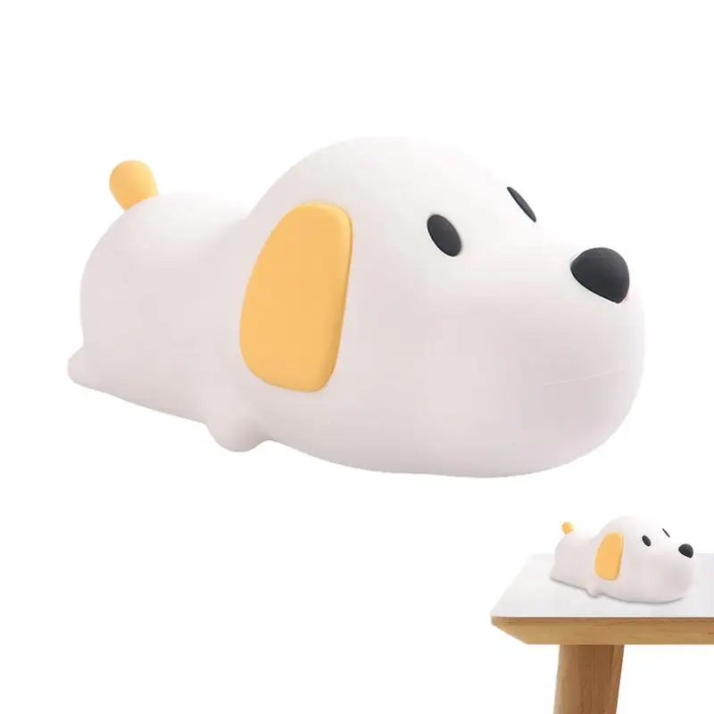 

Cute Dog Night Light Children Bedside Lamp Night Light For Kids Breastfeeding Nursery Nightlight Animal Night Lamp Adjustable