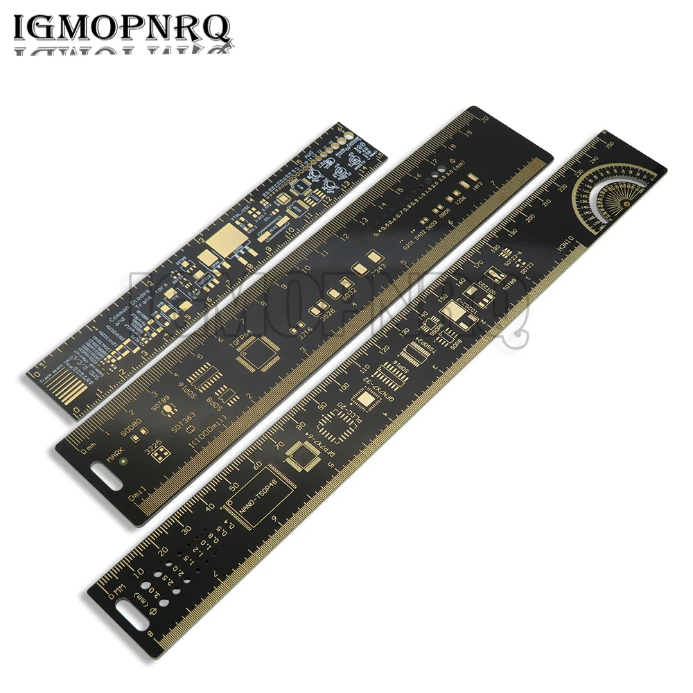 

3 Type PCB Ruler 15CM 20CM 25CM For Electronic Engineers For Geeks Makers Fans PCB Reference Ruler PCB Packaging Units V2 - 6