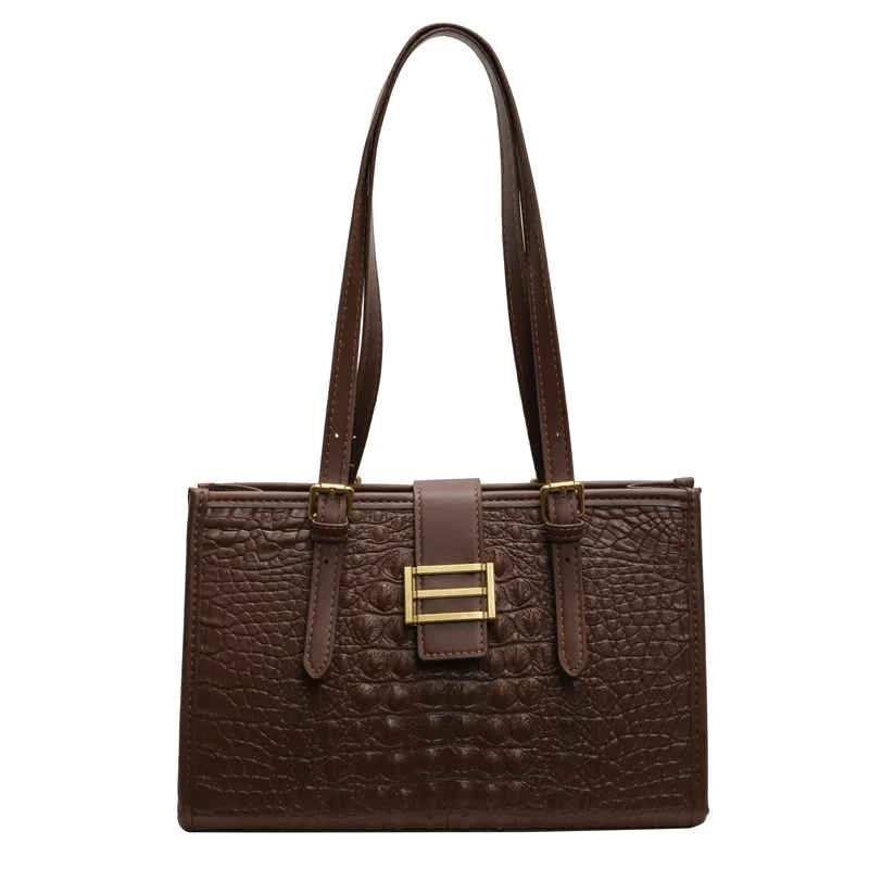 2025 Borsa tote grande da donna alla moda, borsa a tracolla hobo minimalista, spaziosa borsa sotto le ascelle per i pendolari autunnali e l'uso quotidiano