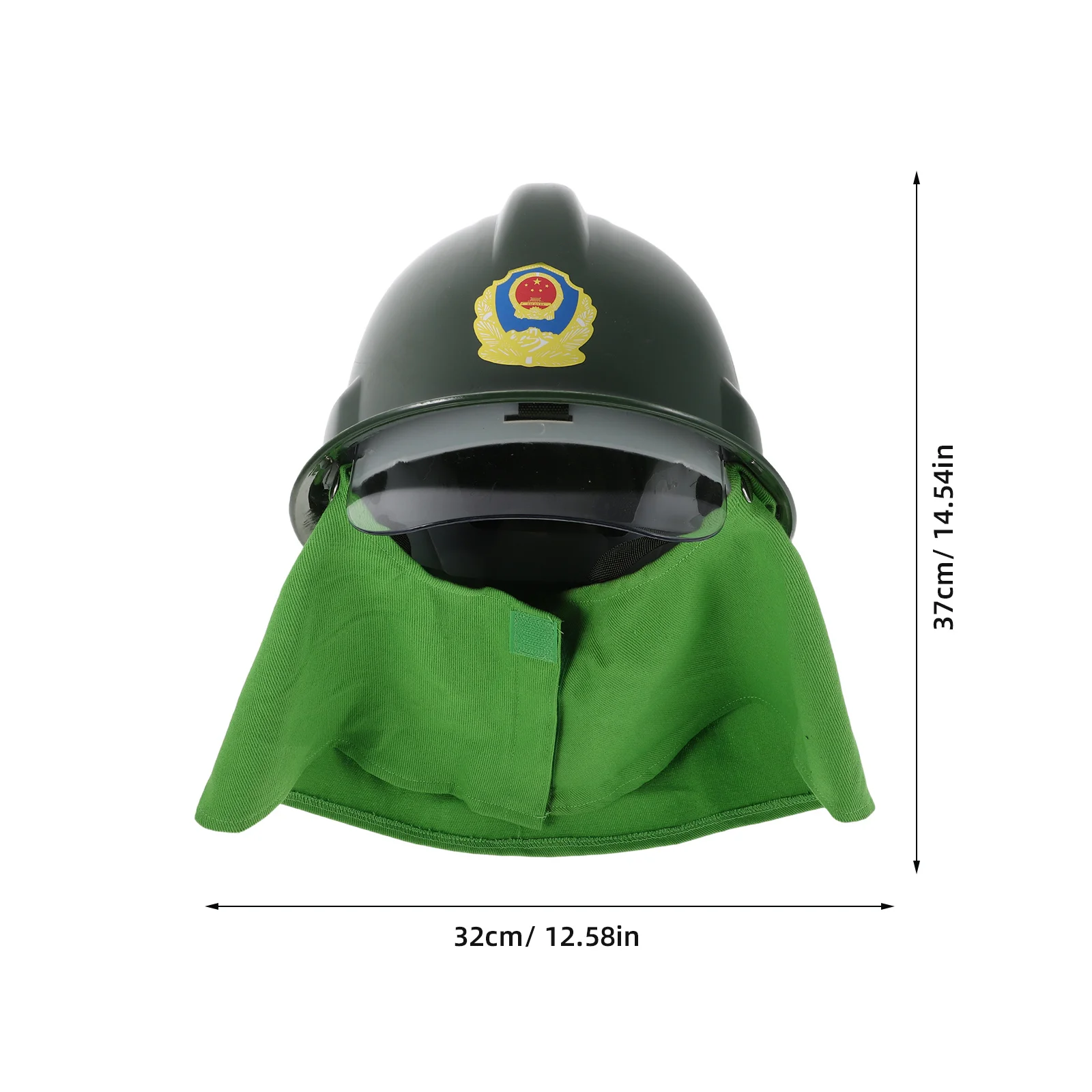 Firefighter Adult Lightweight Heat Resistant Safety Hat For Fire Rescue Impact Protection Gear Welding