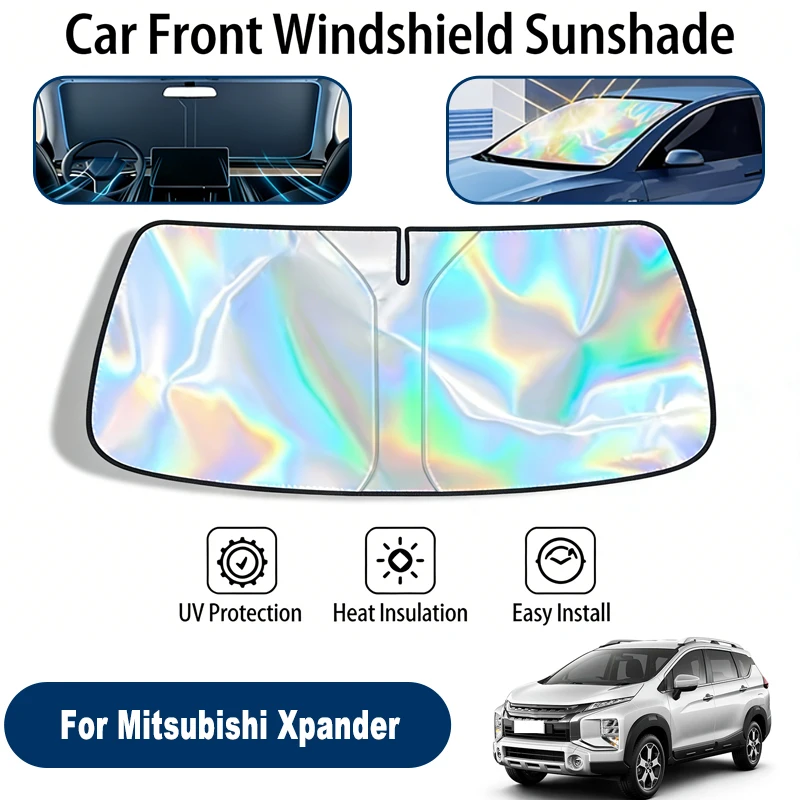 

Car Windshield Sun Shade UV Reflective Sun Visor Protection Cover For Mitsubishi Xpander 2017-2026