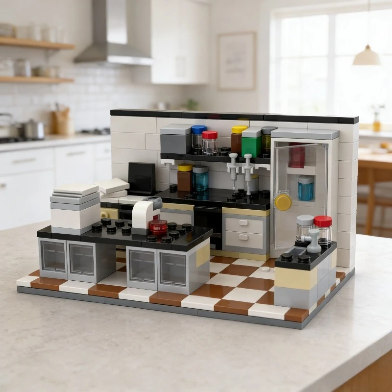 ชุดสร้างห้องปฏิบัติการขนาดจิ๋ว 260 ชิ้น - ชุดโมเดลตกแต่งบ้านขนาดจิ๋ว, ของขวัญ DIY สุดสร้างสรรค์สำหรับวัยรุ่นและนักสะสมผู้ใหญ่