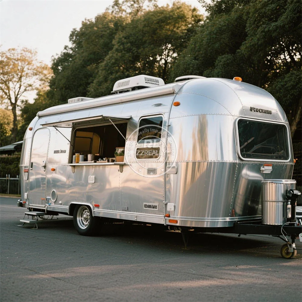 저렴한 푸드 트레일러, 간이 매점 트레일러, 이동식 케이터링, 아이스크림, 커피, 베이커리 푸드 트럭 (주방 완비)