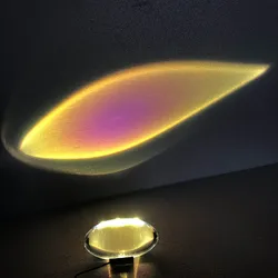 Cristal conduziu a lâmpada de mesa céu olho projeção luz atmosfera usb iluminação para sala estar cabeceira gabinete design arte decoração luzes