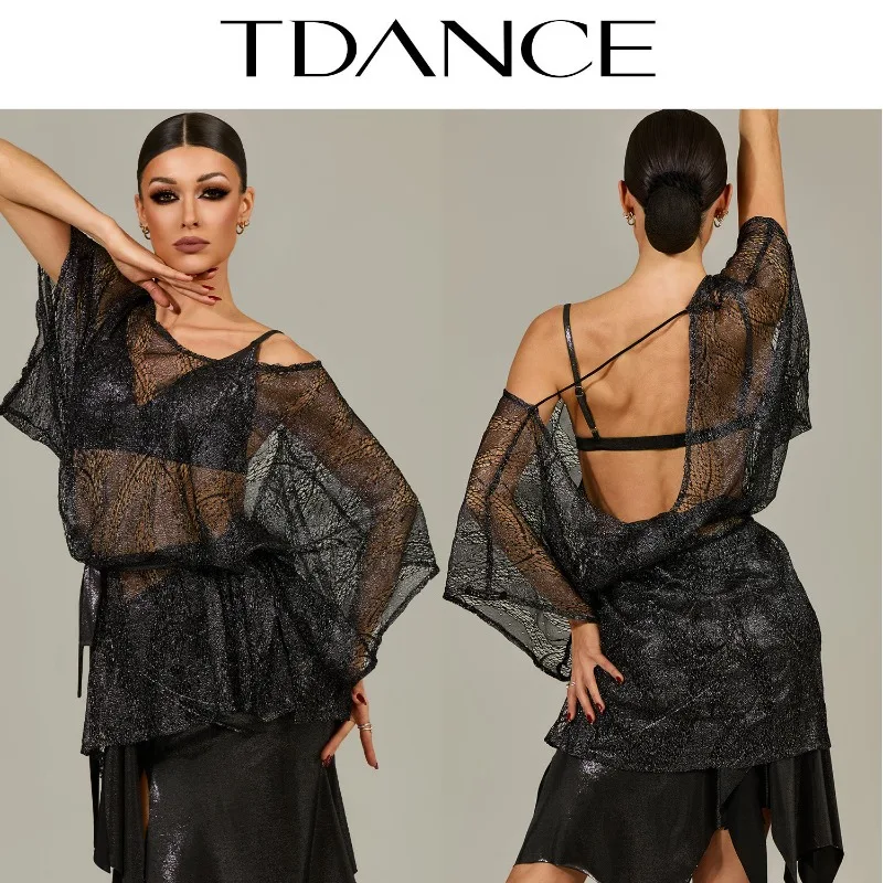 

Индивидуальная танцевальная толстовка TDANCE National Standard Latin [Loose Lace Hoodie] для взрослых, для ежедневных тренировок, для преподавателей, для занятий в классе GL-260