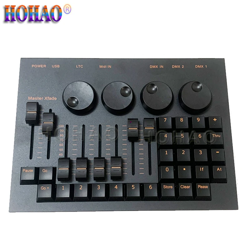 2024 New Hot Mini Command Wing Console With Handbag Small Size Powerful Function Top Quality Factory On Sales Disco Dj Lighting