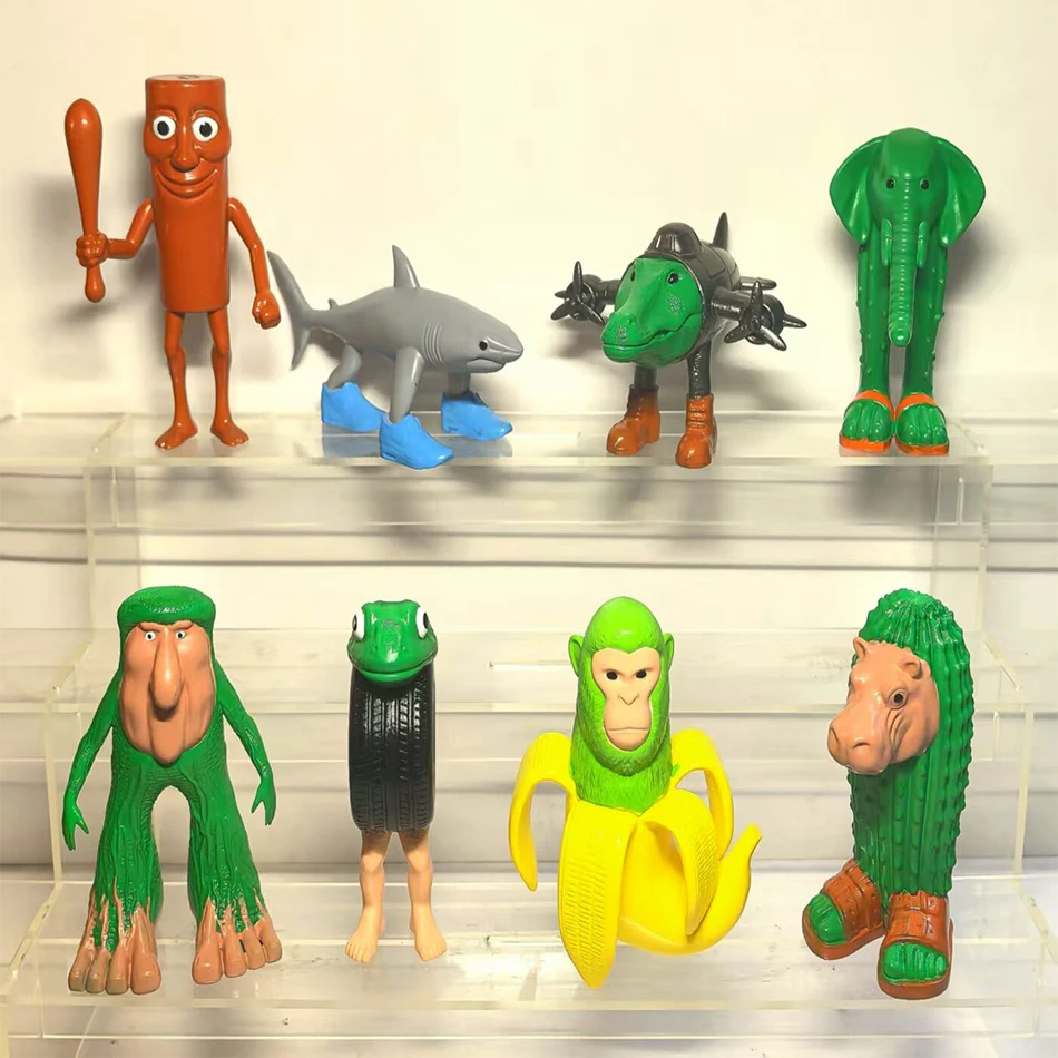 الإيطالية Brainrot AI الحيوانات تونغ تونغ صحور الشكل Tralalelo Tralala تمثال دمية لعبة مكتب الديكور نموذج هدية مزخرفة