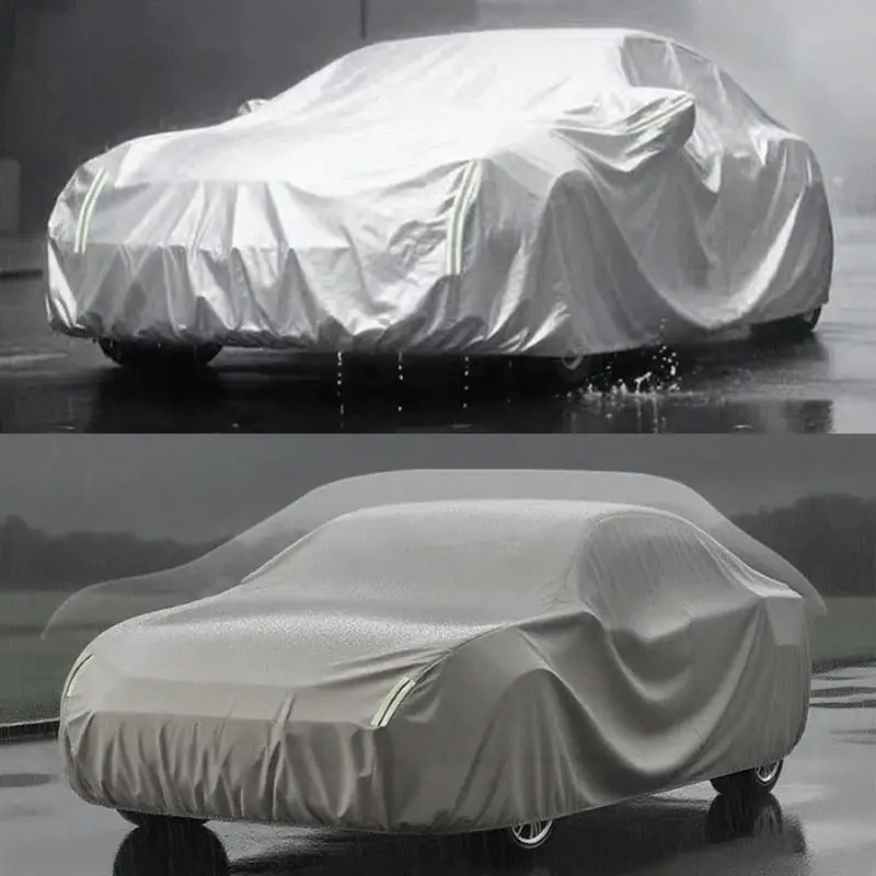 لرينو كليو الحماية الخارجية مقاوم للماء والغبار الملحقات الخارجية غطاء الثلج الكامل لأغطية سيارات رينو كليو #5