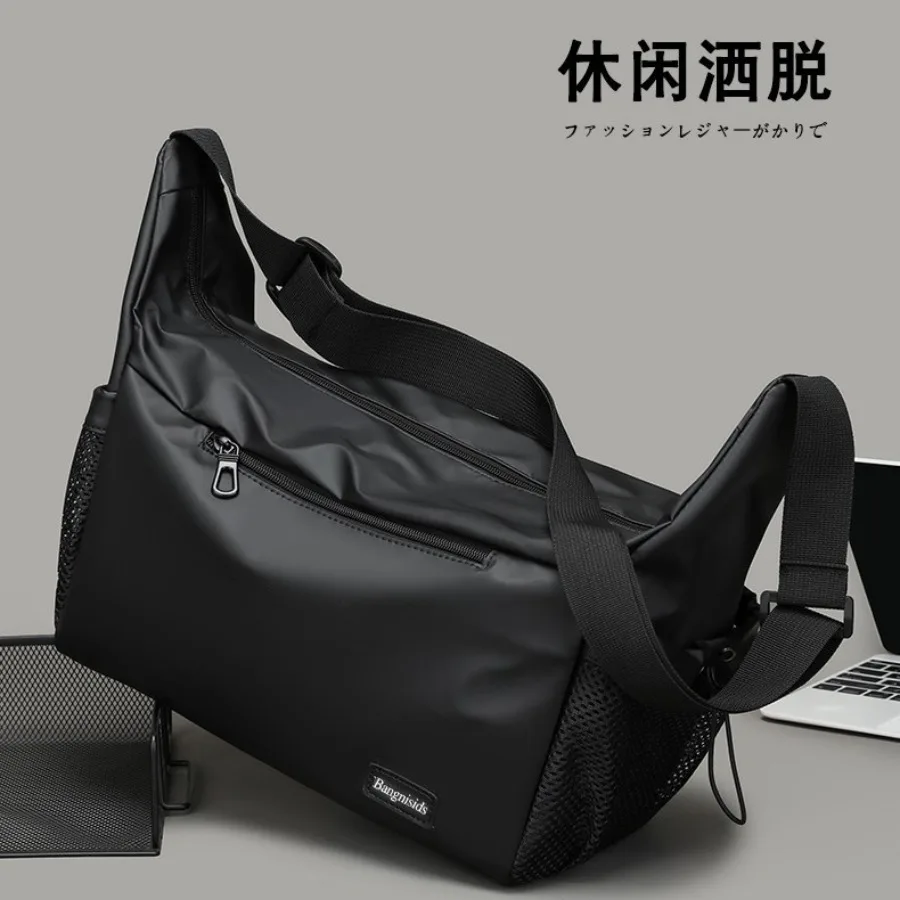 

【Новый стиль】- мужская сумка через плечо, устойчивая к брызгам, стильная, повседневная, универсальная мужская сумка, многофункциональный мужской рюкзак большой вместимости.