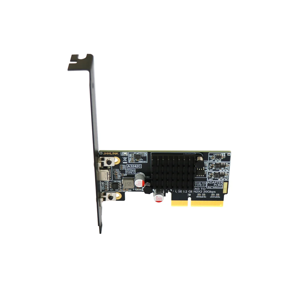 PCIe 3.0 X4 auf USB 3.2 Gen2x2 Typ-C-Erweiterungskarte, 20 Gbit/s-Adapter für externe NVMe-SSDs, kompatibel mit ATX- und SFF-Gehäusen. – Detail 17