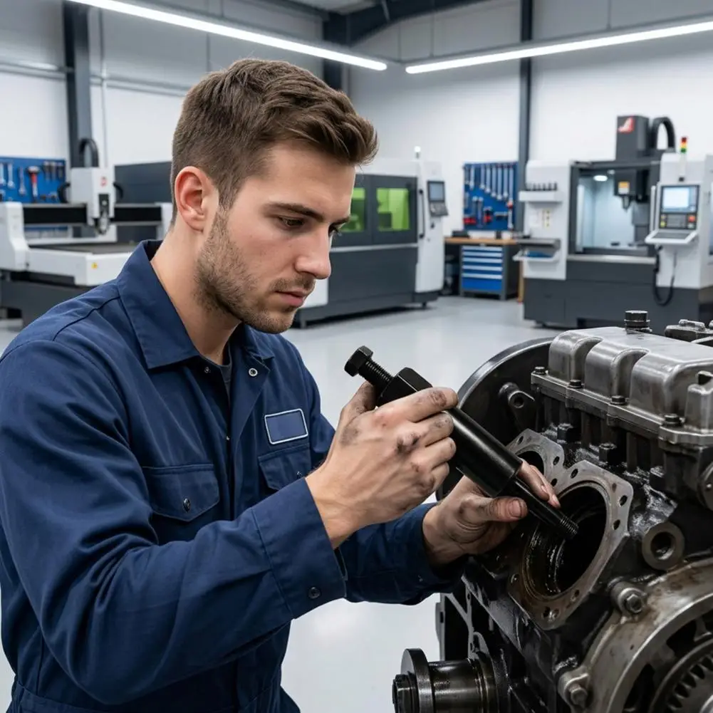Professional Repair Gear Grease Nipple Unclogging Tool Grease Fitting Tool Kit Manganese Steel Unclogger for Automotive