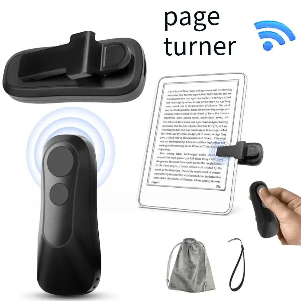 Remote Control Page Turner for Kindle Paperwhite Oasis Kobo EReaders Page Turner Clicker Camera Camcorder Remote Controls