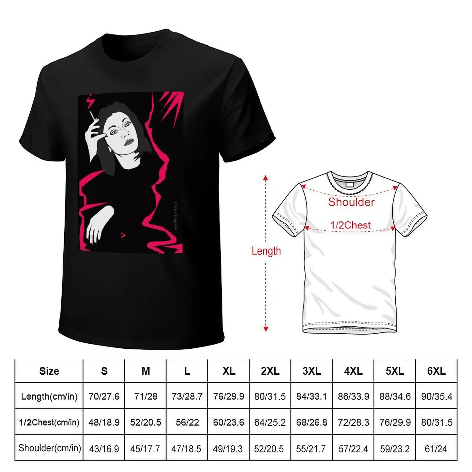 Clarice Lispector – A Brazilian Stream-of-consciousness T-Shirt essential t shirt Short sleeve tee oversized t shirts for men