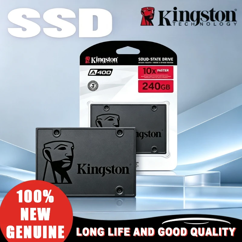 Kingston for Laptop Desktop PC A400 SSD Internal Solid State Drive 2.5 Inch SATA III SSDs HDD Hard Disk 256GB 512GB