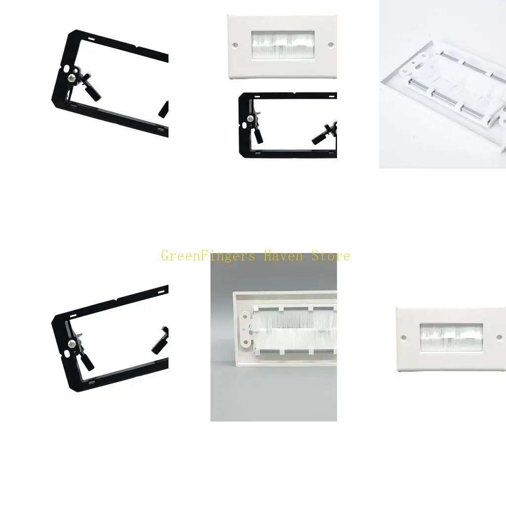 F68D Cable Entry Wall Plate Cable Management Panel For Compatibility And Prevention