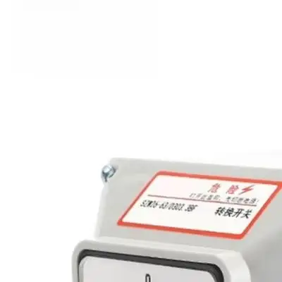 63A 3 Position 3 Section Transfer Switch SZW26 Model with Protective Enclosure Rated for AC15 and DC13 Applications