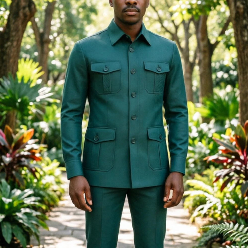 Safari Men Suits Chic Burgundy - огляд і ціна Men'S Grooming Utilities