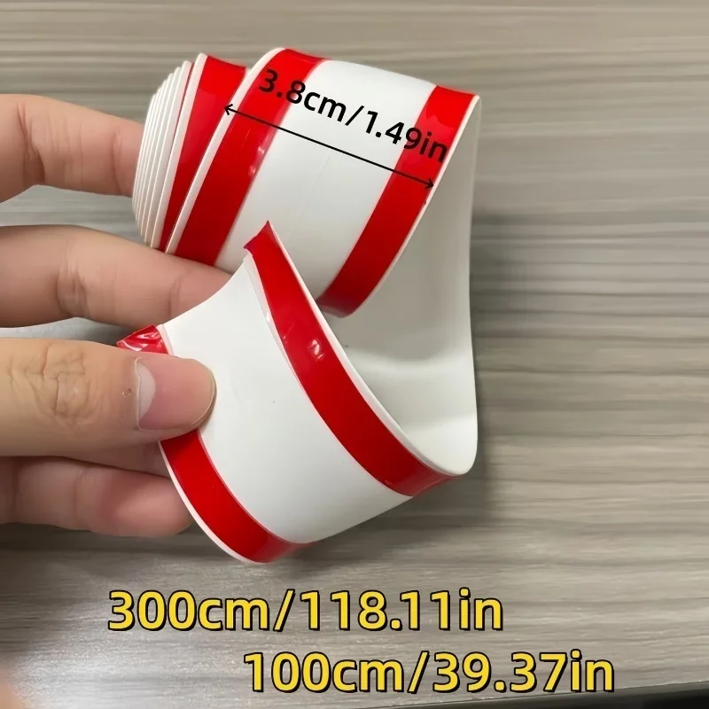 3M Self-Adhesive Floor Cable Duct, Exposed Wiring Decorative Cable Channel, Pressure Resistant & Anti-Step Gap Cover Wire Trough