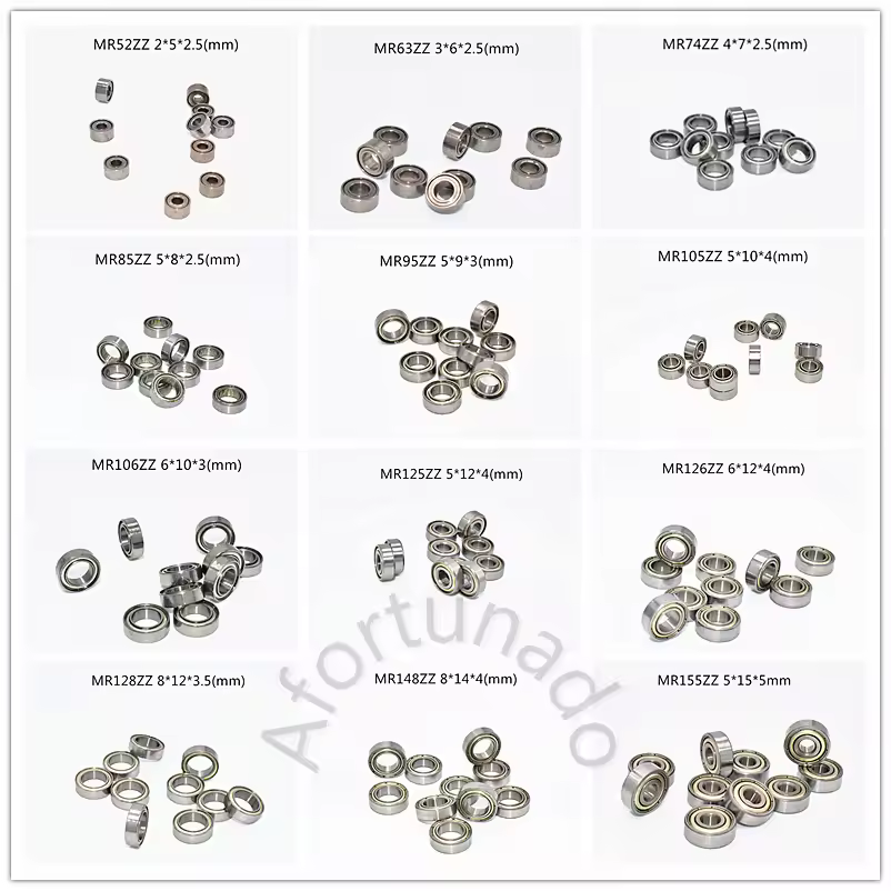 10 миниатюрных подшипников MR42 MR52ZZ MR63ZZ MR74ZZ MR85ZZ MR95ZZ MR106ZZ MR115ZZ MR128ZZ MR137ZZ MR148ZZ MR155ZZ