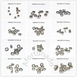 10pcs Miniature Bearings MR42 MR52ZZ MR63ZZ MR74ZZ MR85ZZ  MR95ZZ MR106ZZ MR115ZZ MR128ZZ MR137ZZ MR148ZZ MR155ZZ