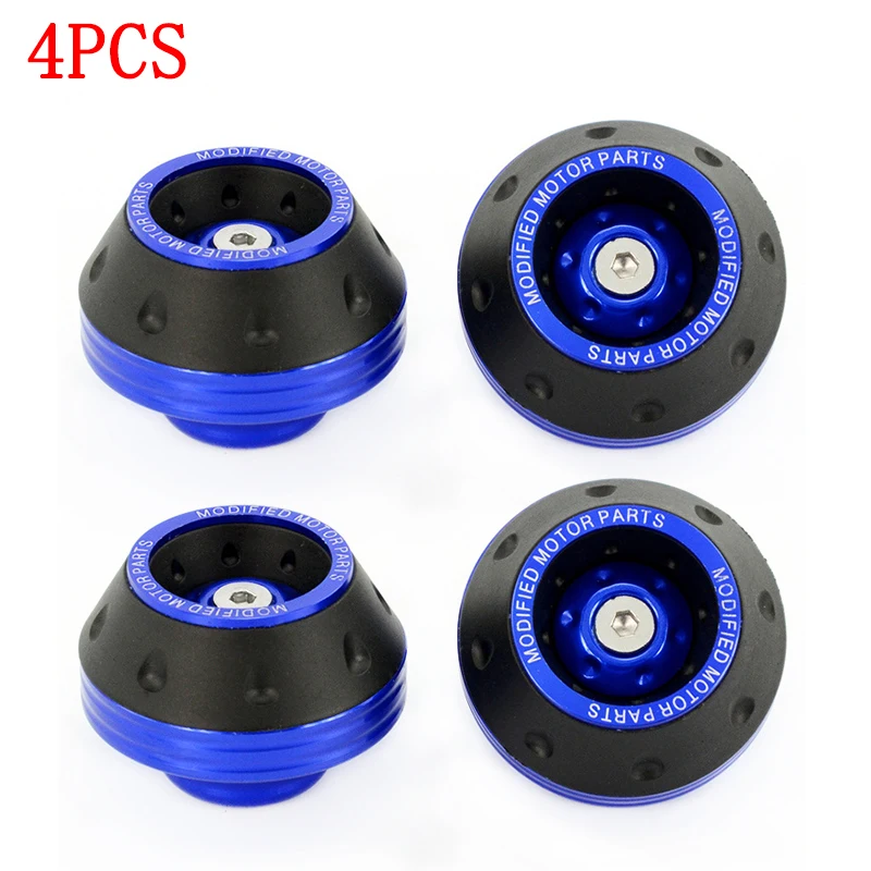 4PCS Universal Motorrad Rad Schutz Crash Tassen Bunte Motorrad Crash-schutz Motocross Dämpfung Tassen Moto Zubehör