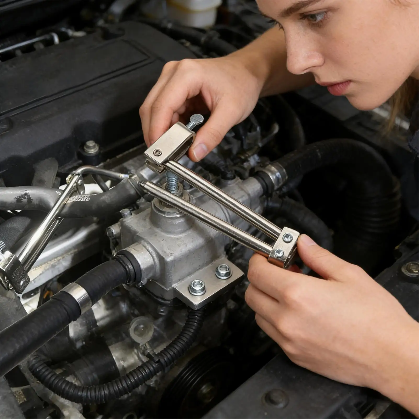 

Brake Hose Clamp 2 Pieces Adjustable Tube Pinch Pliers Metal Hose Clamp For Brake Lines For RV SUV Truck Vehicle Radiator