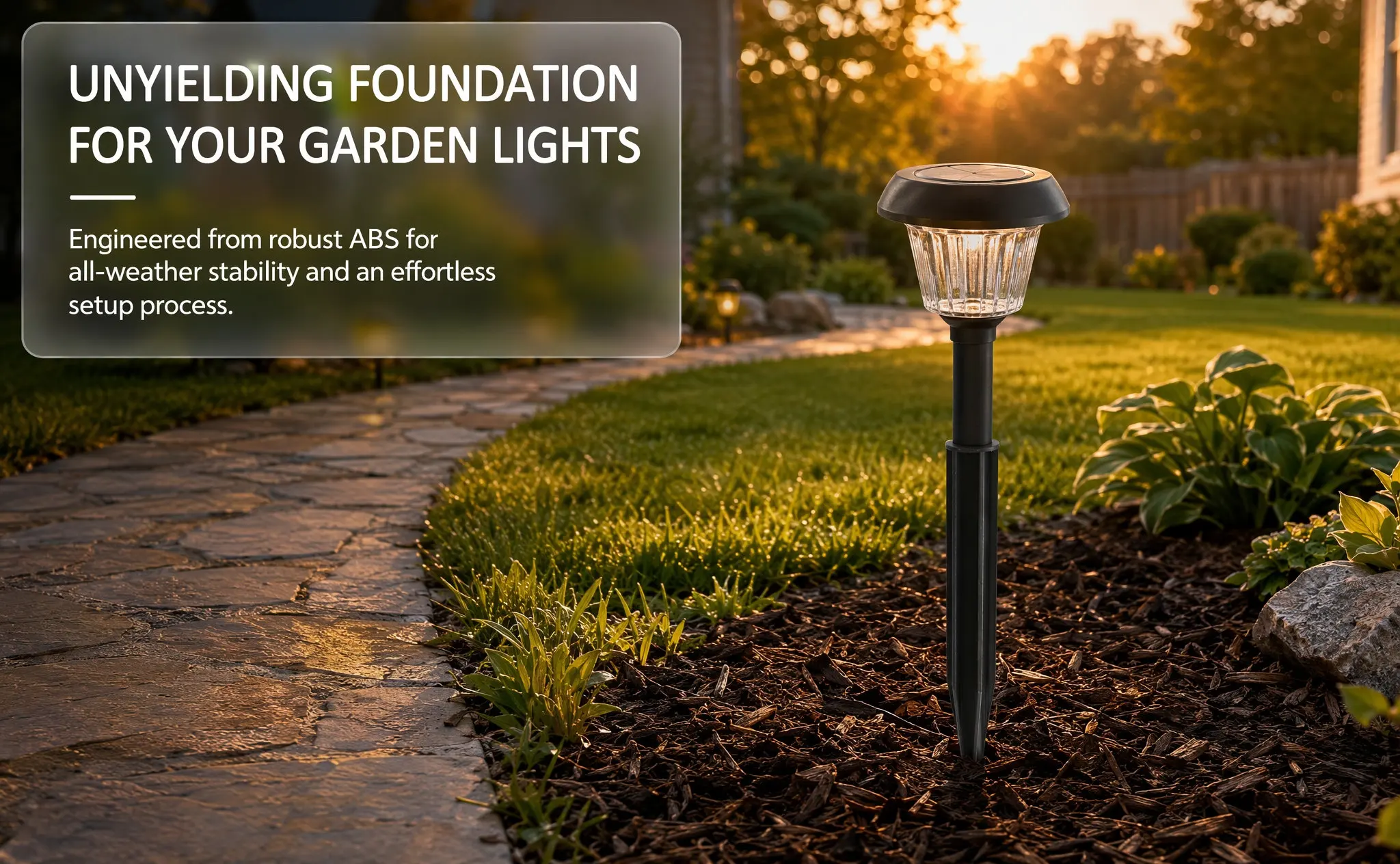 10Pcs Plastic Landscape Lighting Ground Stakes for Lawn Solar Lights Garden Pathway Decoration Halloween Party Outdoor Spike