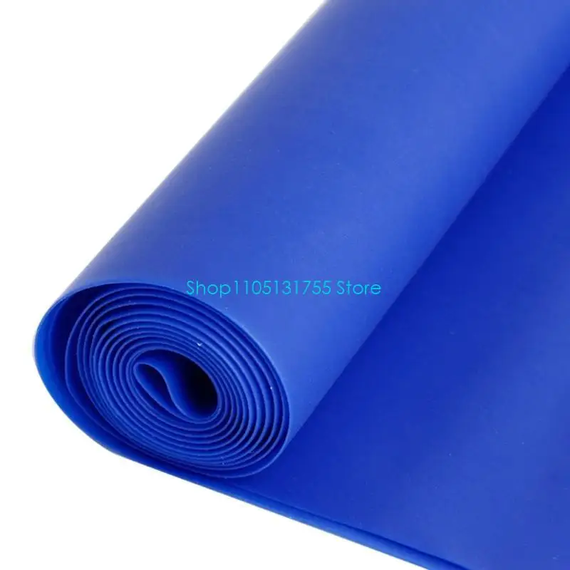 K0EF 1.5m Elastic Yoga Pilates Rubber Stretch Resistance Exercise Fitness Band Belt