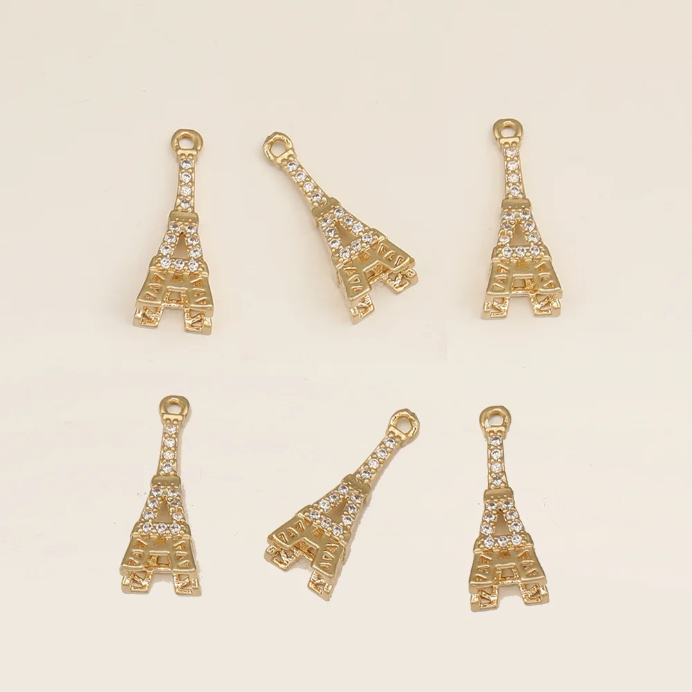 

Cordial Design 50Pcs 8*21MM Jewelry Accessories/Copper Charms For Necklace/Tower Shape/Hand Made/DIY CZ Pendant #192956