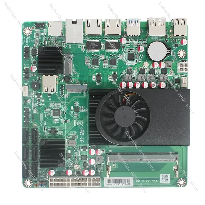 N305 NAS Motherboard ITX Processor DDR5 2* i226 10G LAN SATA3.0 M.2 NVME