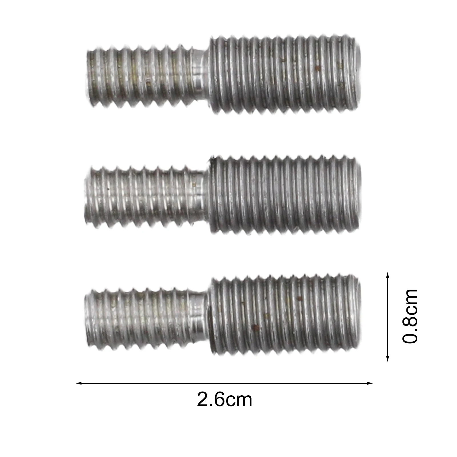 Threaded Screw Adapter Set 3 Pieces 1/4 20 to 5/16 24 Thread Converter for Mechanical and Bow Shock Applications