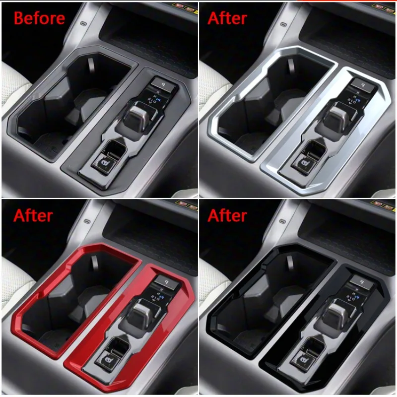 Car Gear Shift Panel Frame Cover for Toyota Rav4 2026 High Configuration Version Car Interior Accessories