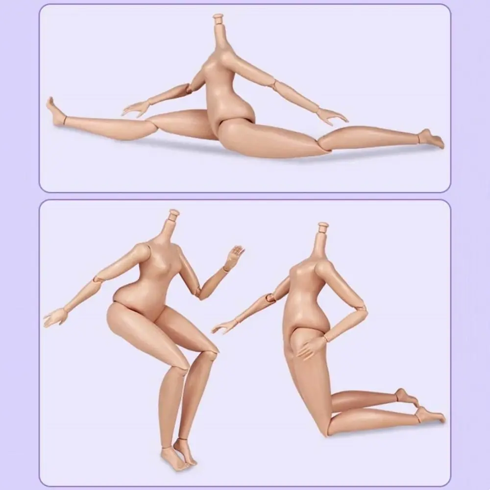

Multi Joints 1/6 Doll Body 24.5cm Height White/ Normal/ Brown Nude Doll Toys Movable Dress Up Jointed Nude Dolls Girl