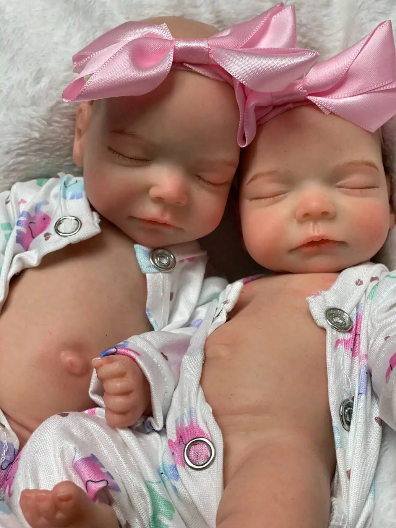 

Saskia 11-Inch Sam Bebe Reborn Doll Full Silicone Newborn Baby Girl with 3D Lifelike Details, a Mini Palm-Sized Doll Ideal