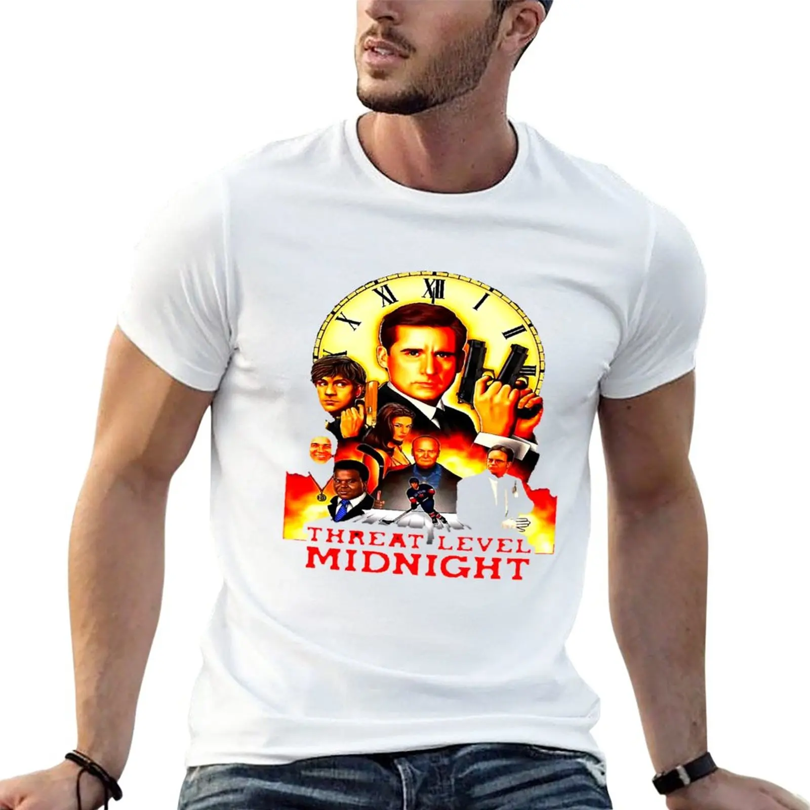 New Threat Level Midnight Essential T-Shirt customized t shirts vintage clothes t shirts for men pack