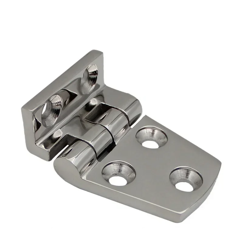 Stainless Steel 316 Hatch Flush Mount Right Angels Boat Hinges With 5 Holes 54mm 66mm Marine Yacht Hardware Accessories