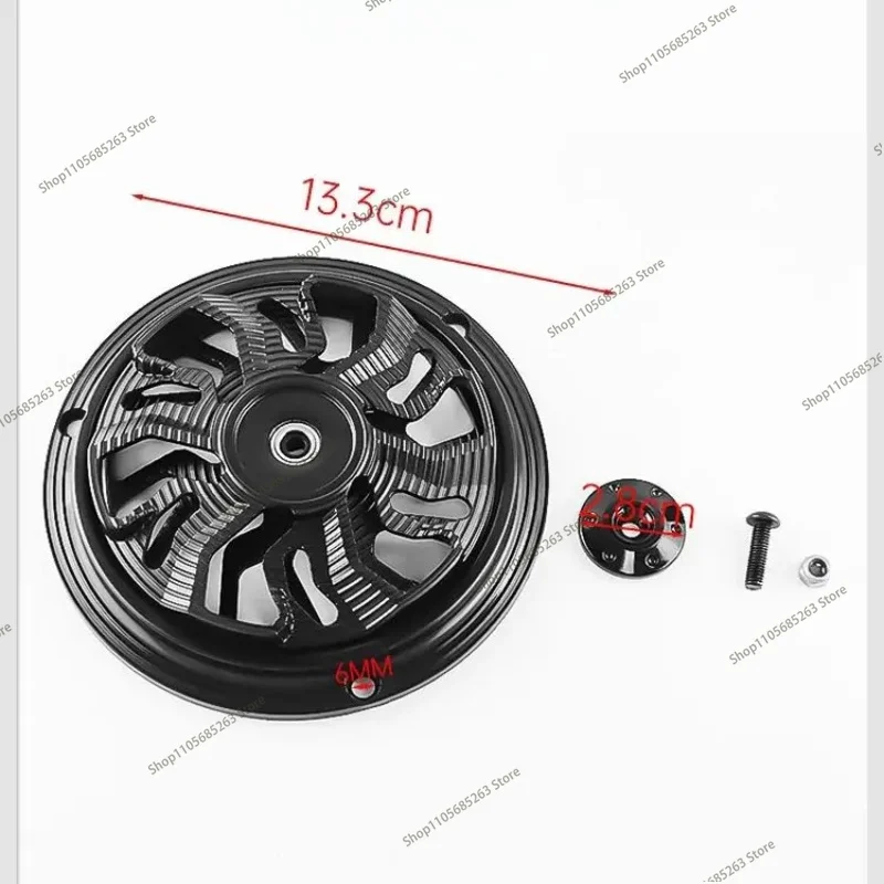 Scooter modification personalized fan cover can be rotated