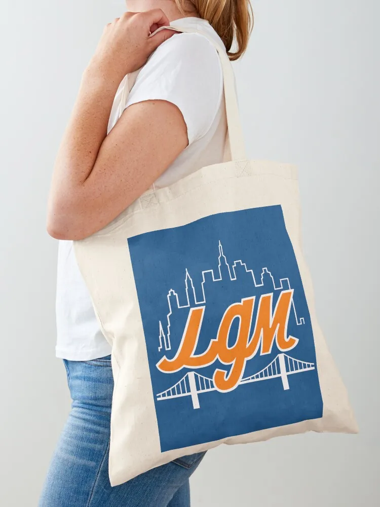 

Let's Go Mets! Tote Bag canvas tote bag Women's bag Portable shopping shopper women