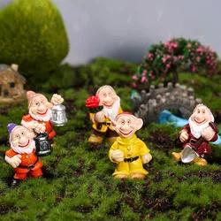 1pcs Cute Resin Garden Gnome Funny Dwarfs Store Lawn Ornaments For Home Office Desk Diy Crafts Figurines Bonsai Decoration